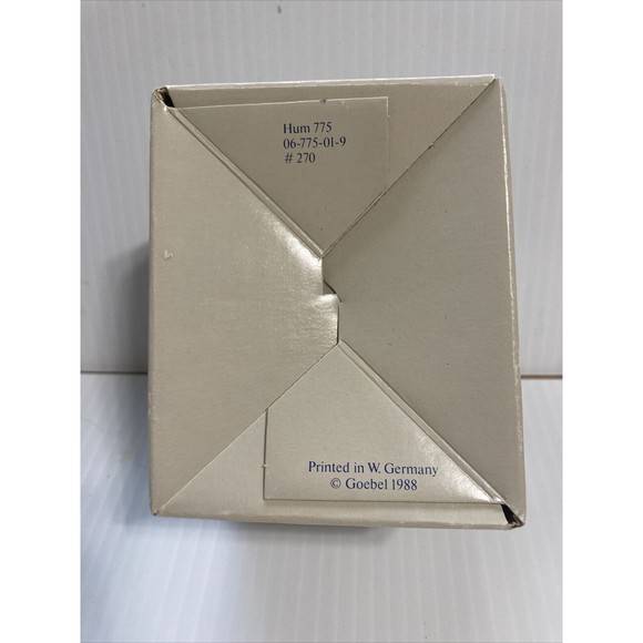 Hummel 1989 Christmas Bell Ride into Christmas 1st Edition Vintage NEW in box - Picture 4 of 13